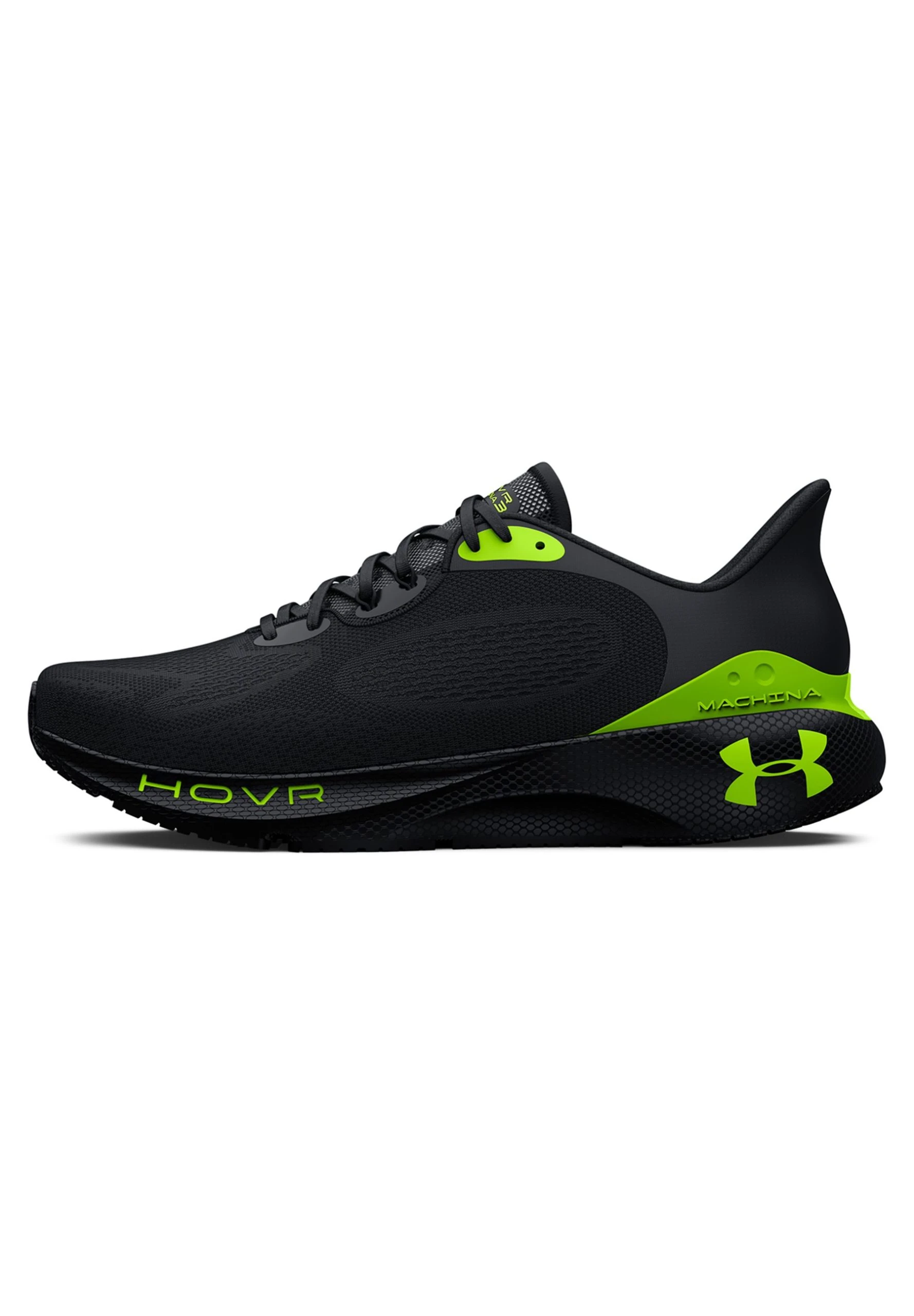 Under Armour HOVR MACHINA 3 RUNNING - Obuwie Do Biegania Treningowe - Black