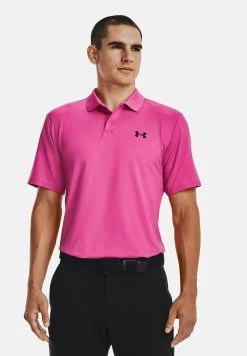 Under Armour SHORT-SLEEVE UA PERFORMANCE 3.0 - Koszulka Polo - Rebel Pink