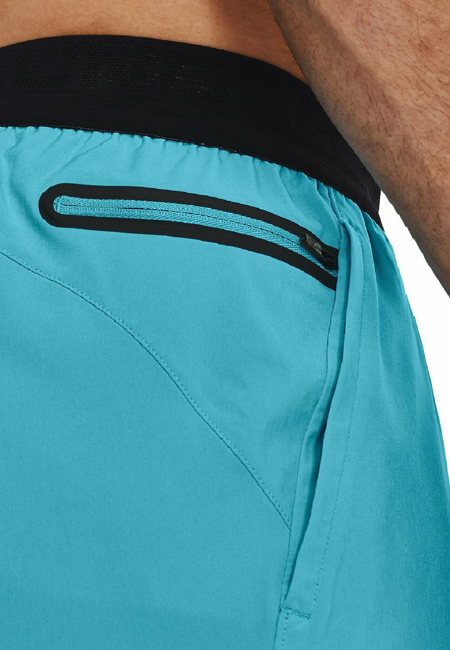 Under Armour PEAK - Krótkie Spodenki Sportowe - Blue Surf - obrazek 4