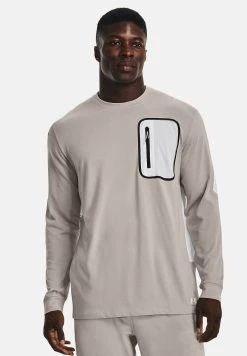 Under Armour JOURNEY - Bluzka Z Długim Rękawem - Ghost Gray