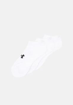 Under Armour CORE NO SHOW 3 PACK - Stopki - White