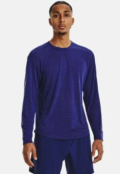 Under Armour LONG-SLEEVES UA ANYWHERE LONGSLEEVE - Bluzka Z Długim Rękawem - Sonar Blue
