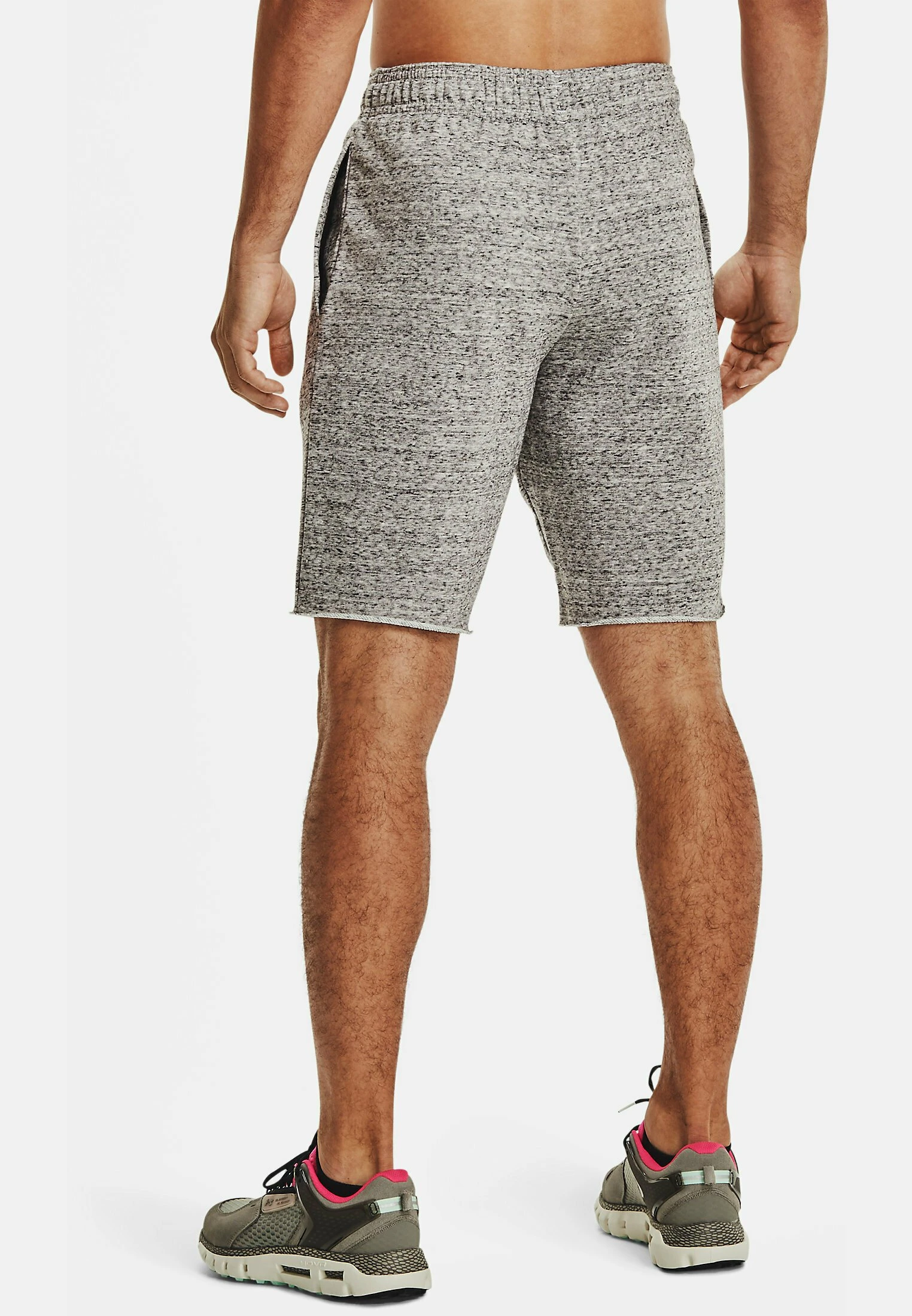 Under Armour RIVAL - Krótkie Spodenki Sportowe - Onyx White - obrazek 3