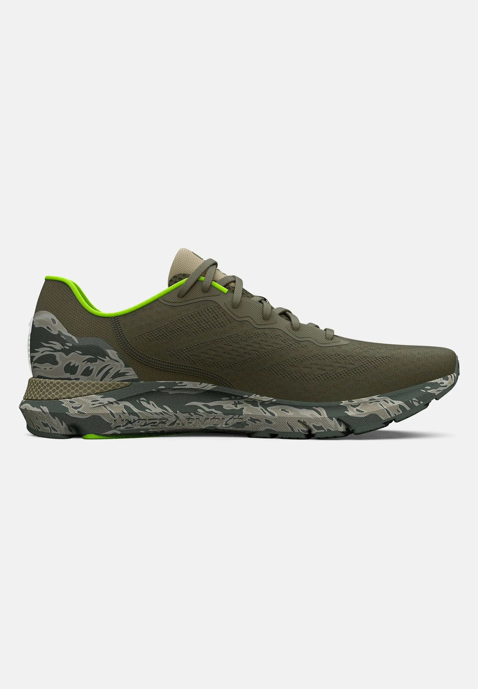 Under Armour HOVR SONIC 6 CAMO - Obuwie Do Biegania Treningowe - Mossy Taupe - obrazek 4