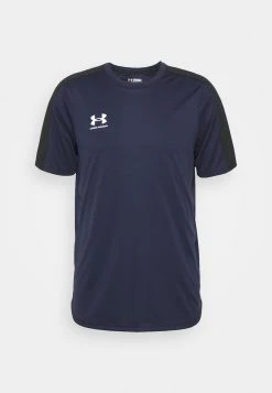 Under Armour CHALLENGER TRAINING - T-shirt Z Nadrukiem - Midnight Navy/white