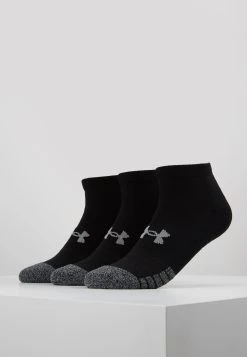 Under Armour HEATGEAR LOCUT 3 PACK - Skarpety Sportowe - Black/steel